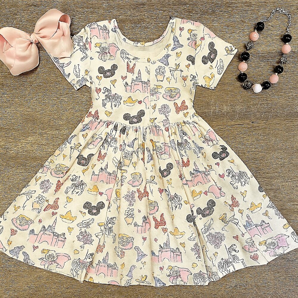 Whimsical Castle Adventures Twirl Dress